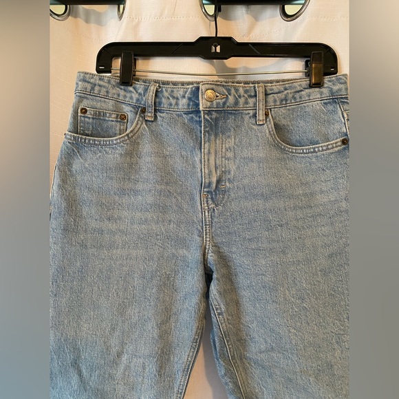 Topshop Raw Hem Crop Straight Jeans (Petite) - Picture 11 of 12